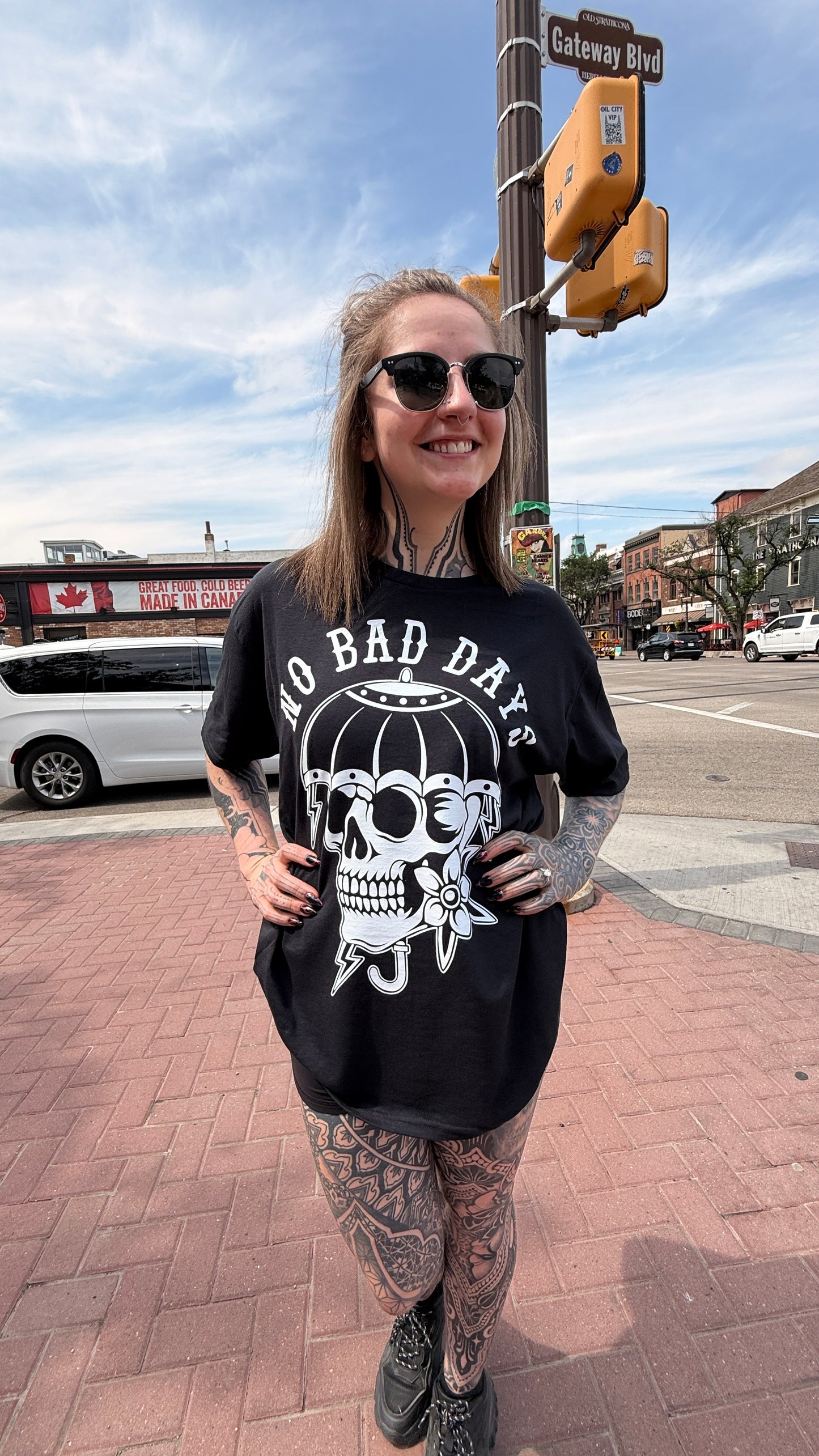No Bad Days Skull