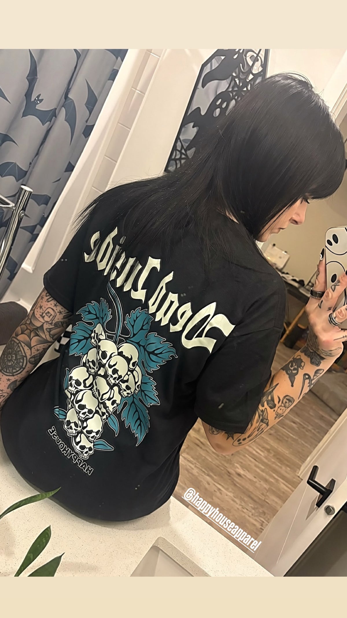 Dead Inside Berries tattoo-inspired graphic T-shirt by HappyHouse Apparel
