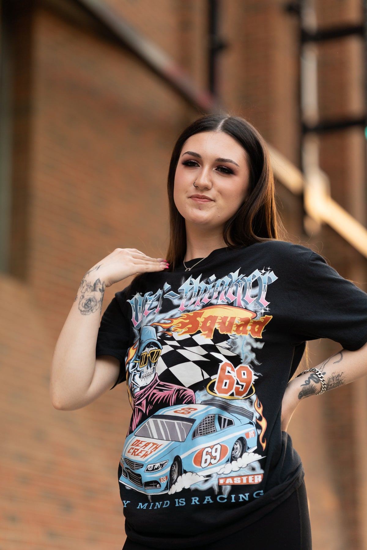 Overthinker mental health T-shirt product photo by HappyHouse Apparel