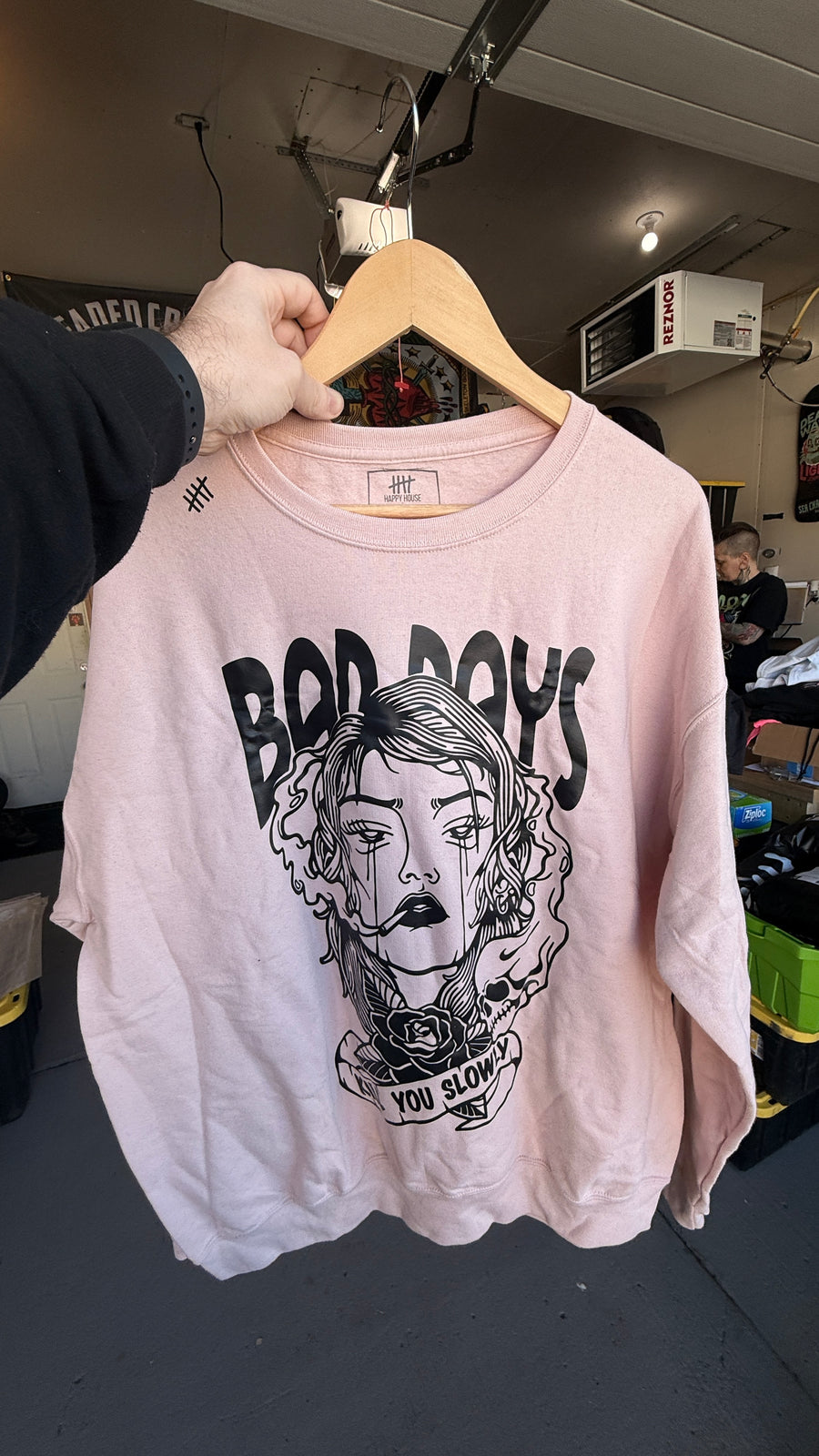 Bad Days HappyHouse graphic crewneck