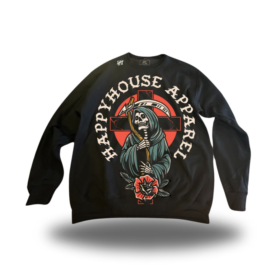 Reaper Cross HappyHouse graphic crewneck