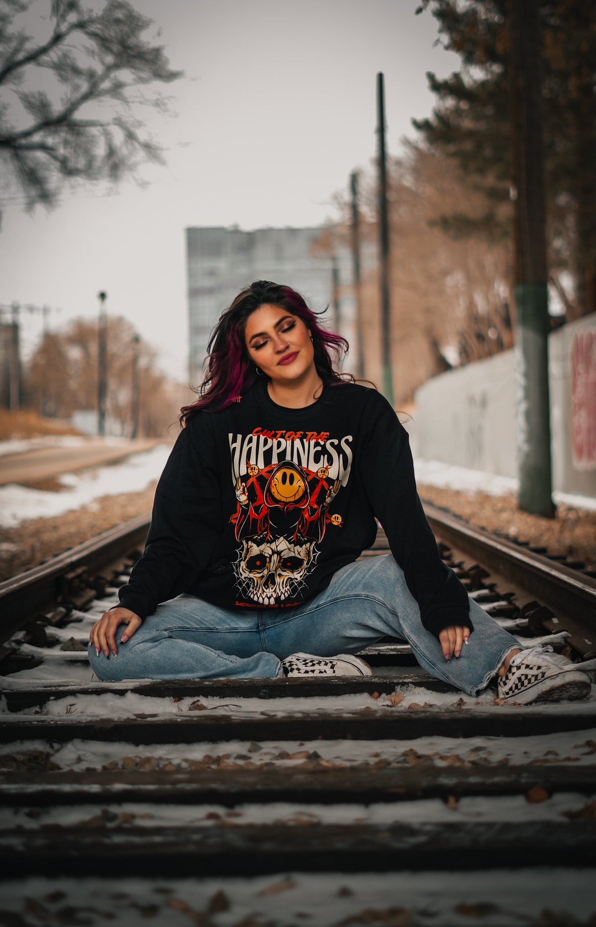 Cult Of The Happiness HappyHouse graphic crewneck