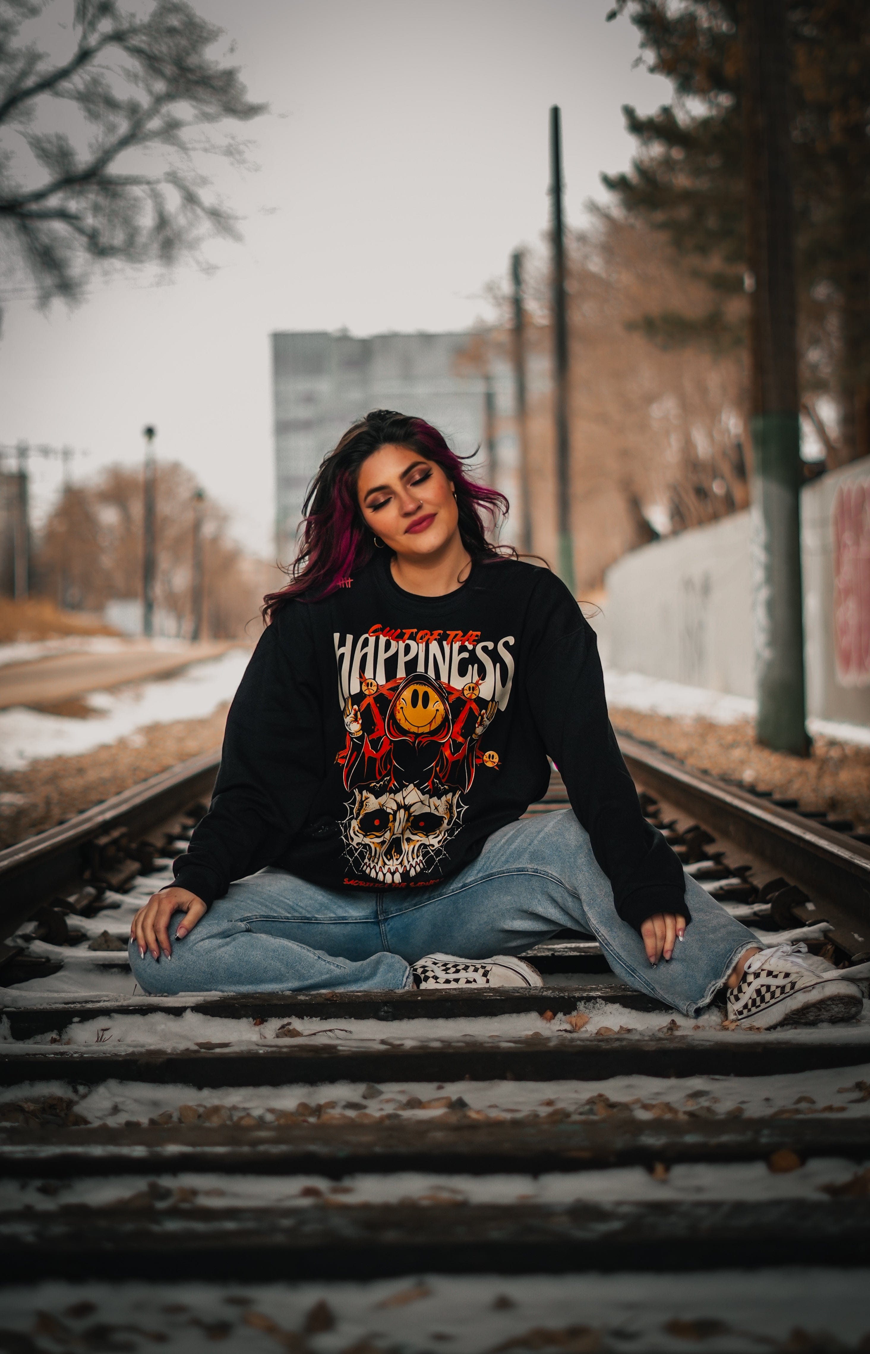 Cult Of The Happiness- Crewneck sweater