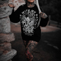 Alone with my Demons Crewneck sweater