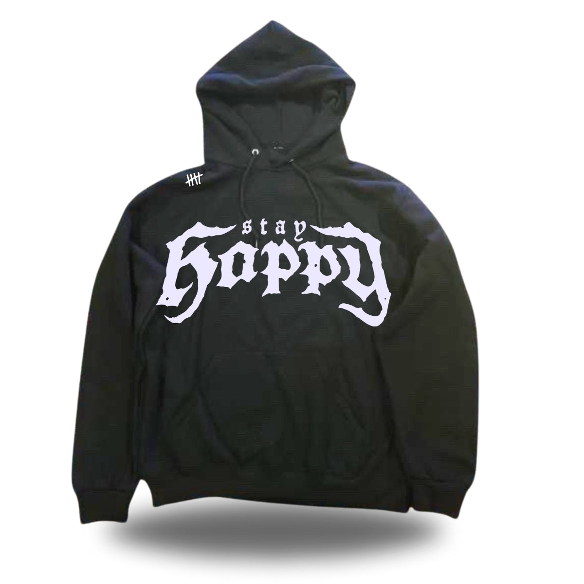 Foundation Text tattoo-inspired graphic pullover hoodie by HappyHouse Apparel