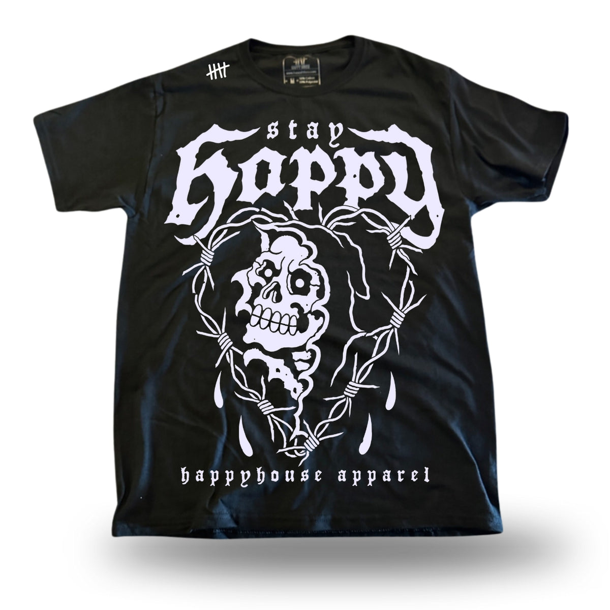 Love Reaper White tattoo-inspired graphic T-shirt by HappyHouse Apparel