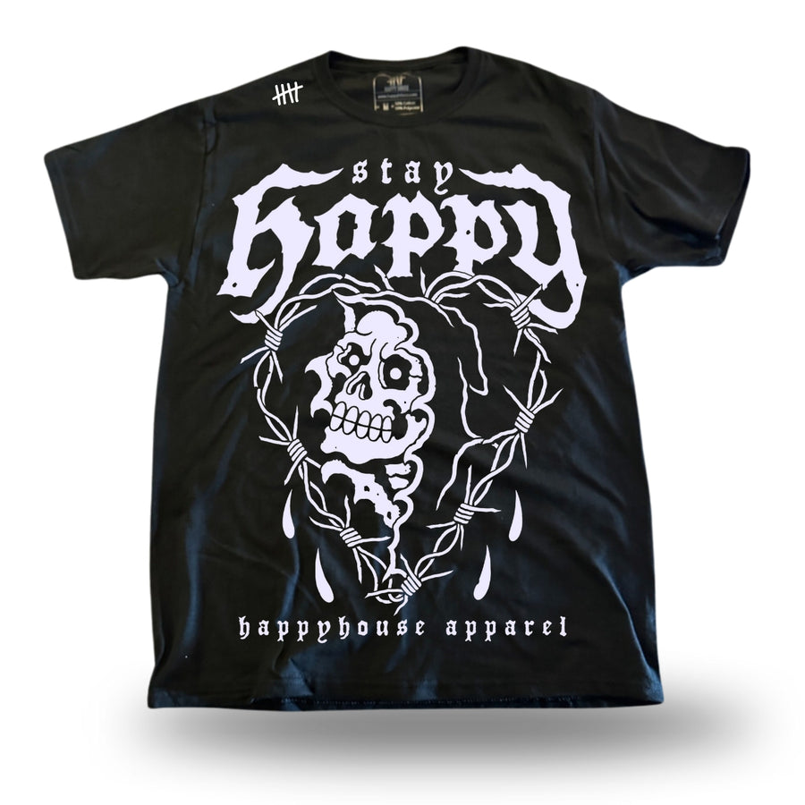 Love Reaper White tattoo-inspired graphic T-shirt by HappyHouse Apparel