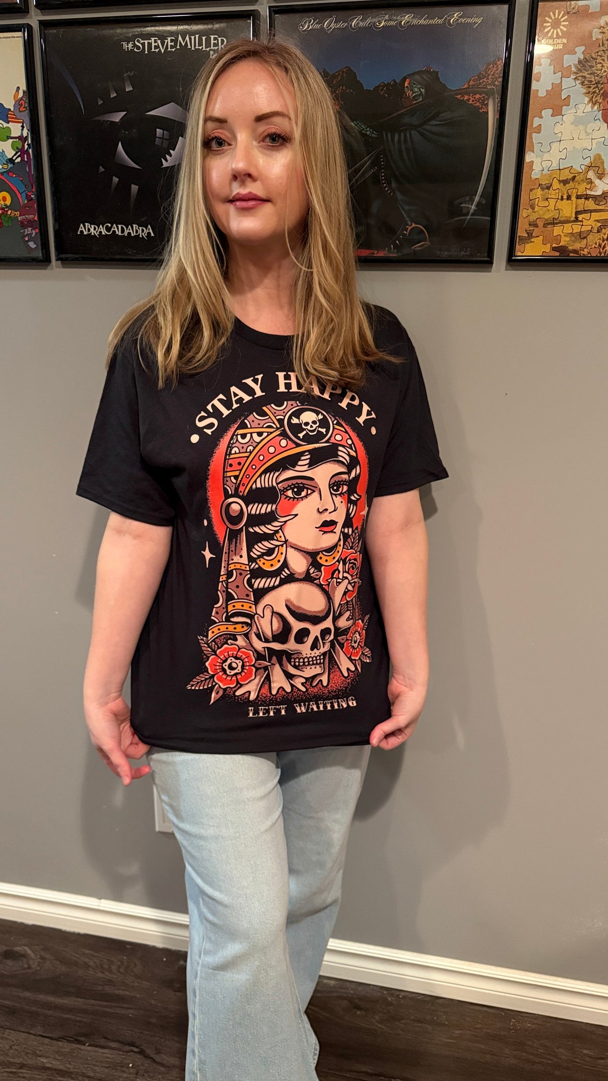 Brandy graphic T-shirt lifestyle photo by HappyHouse Apparel