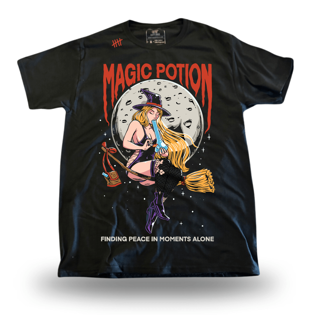 Magic Potion tattoo-inspired graphic T-shirt by HappyHouse Apparel