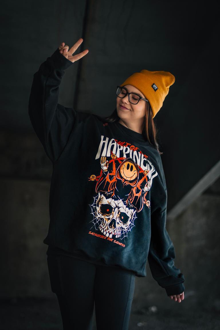 Cult Of The Happiness HappyHouse graphic crewneck