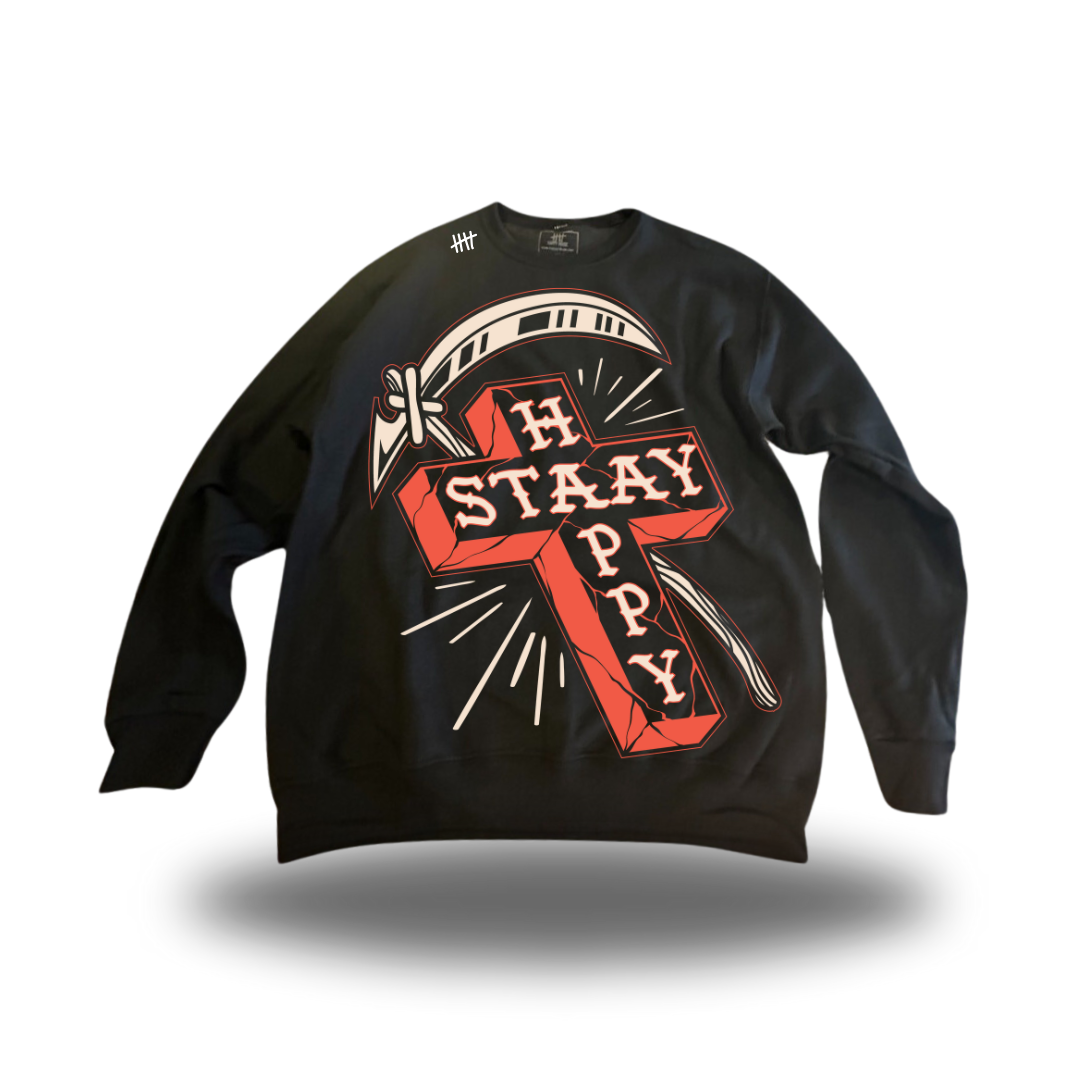 Staay Happy Cross Crewneck sweater