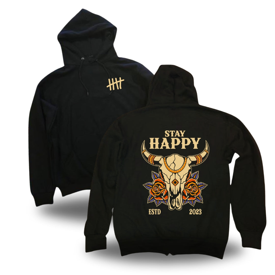 Western Cowhead - Pullover Hoodie