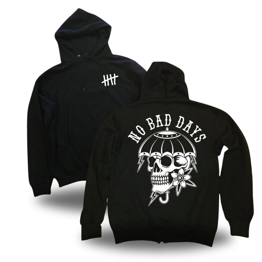 No Bad Days Skull - Pullover Hoodie