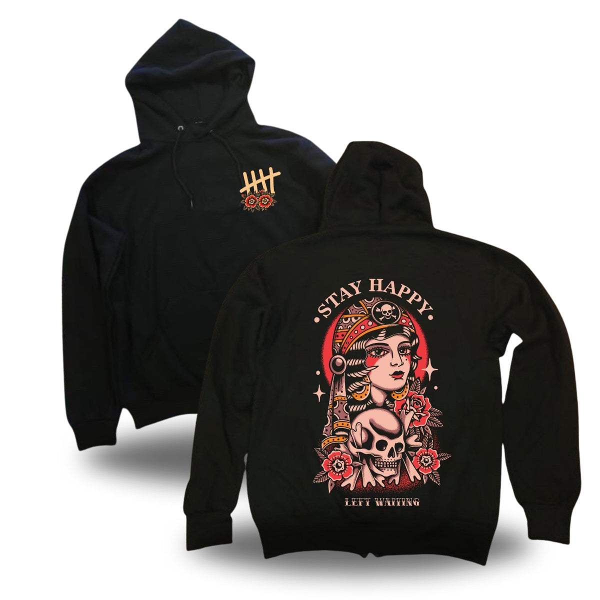 Brandy tattoo-inspired graphic pullover hoodie by HappyHouse Apparel