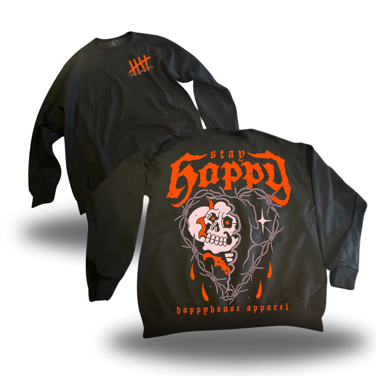 Love Reaper Red HappyHouse graphic crewneck