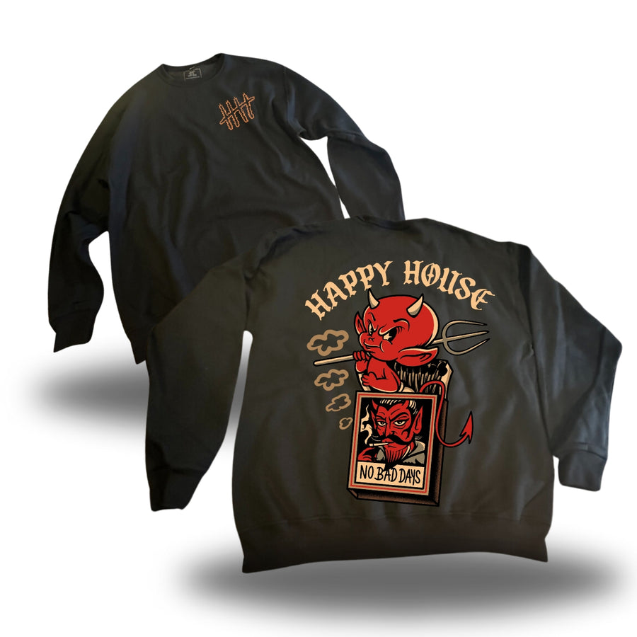 Devil HappyHouse graphic crewneck