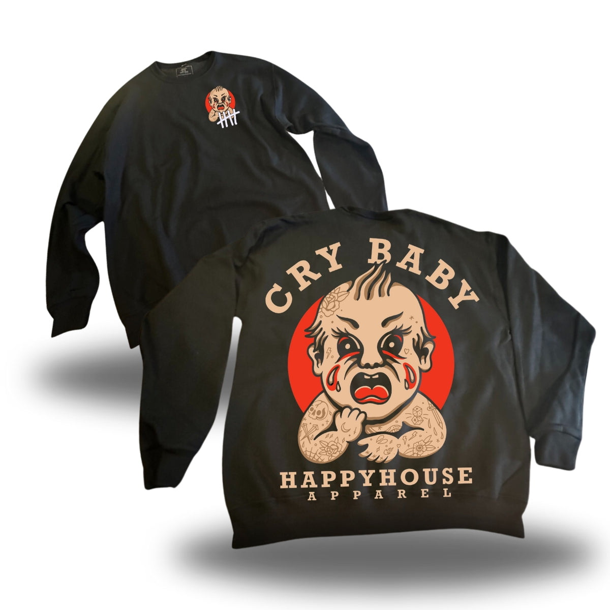 Cry Baby HappyHouse graphic crewneck