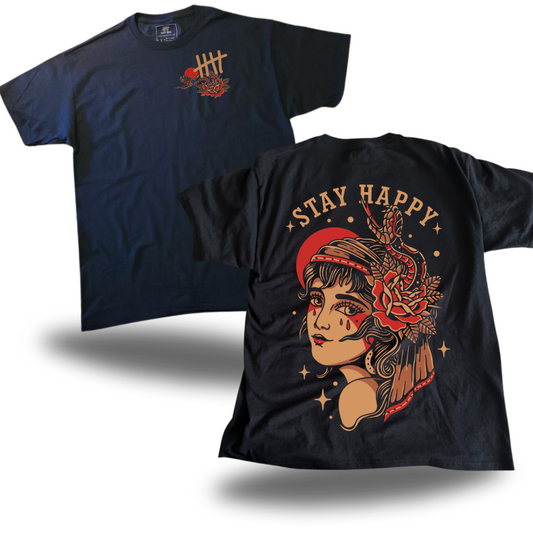 Stay Happy Snake Hair