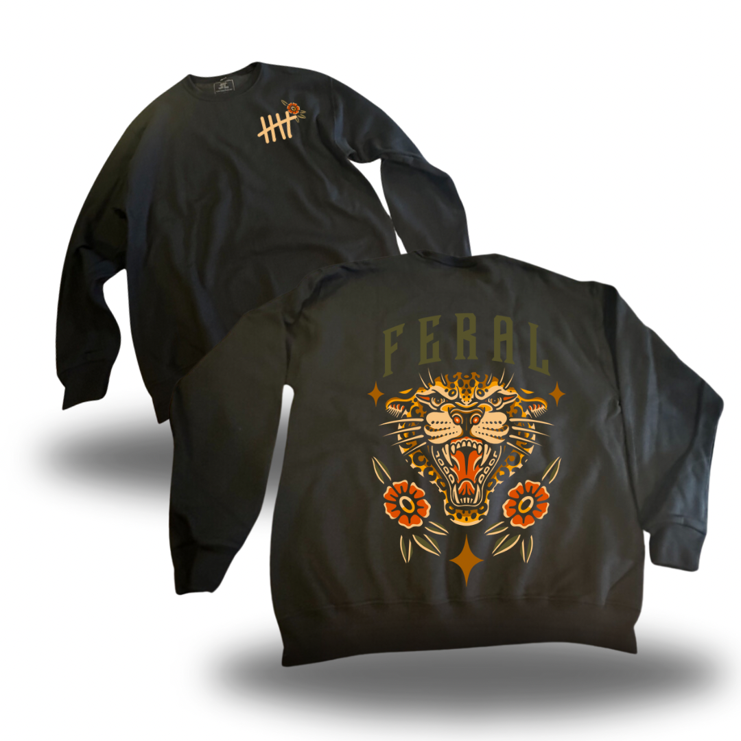 Feral- Crewneck Sweater