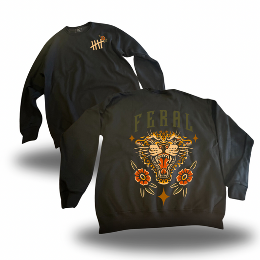 Feral- Crewneck Sweater