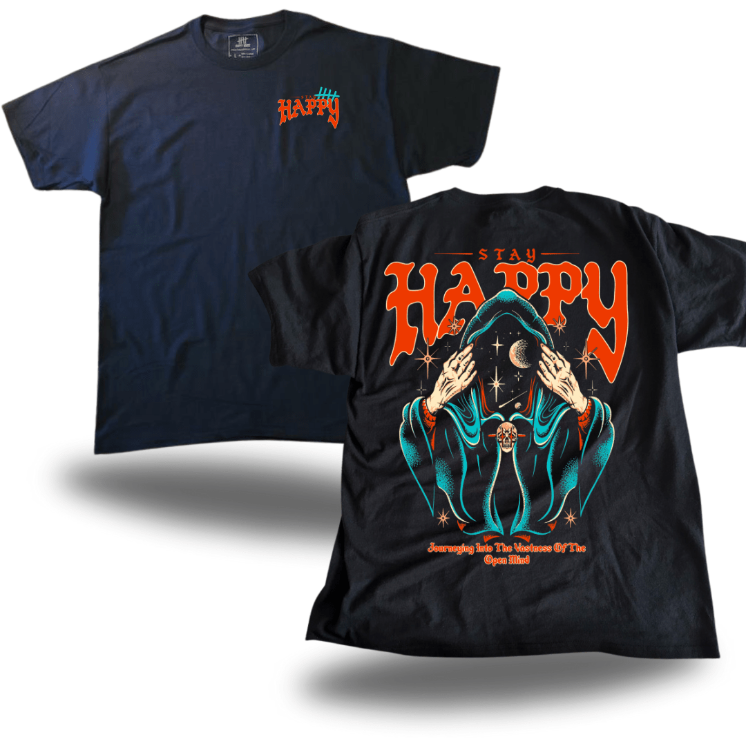 Mind Space graphic T-shirt product view by HappyHouse Apparel
