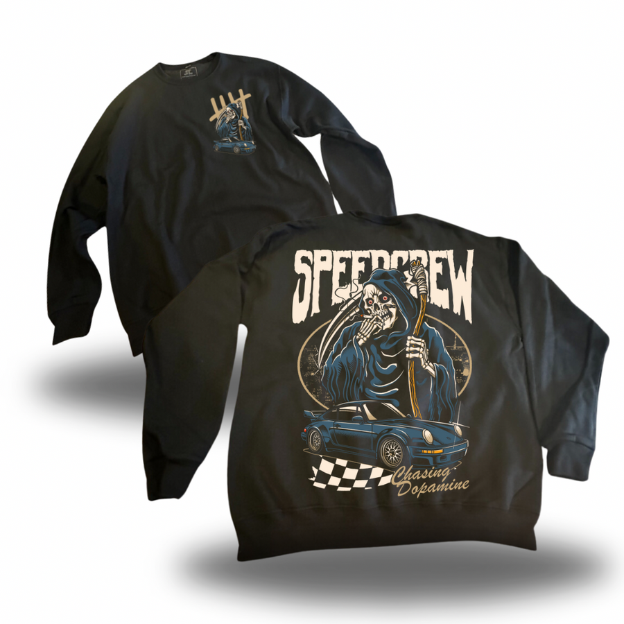 SpeedCrew HappyHouse graphic crewneck