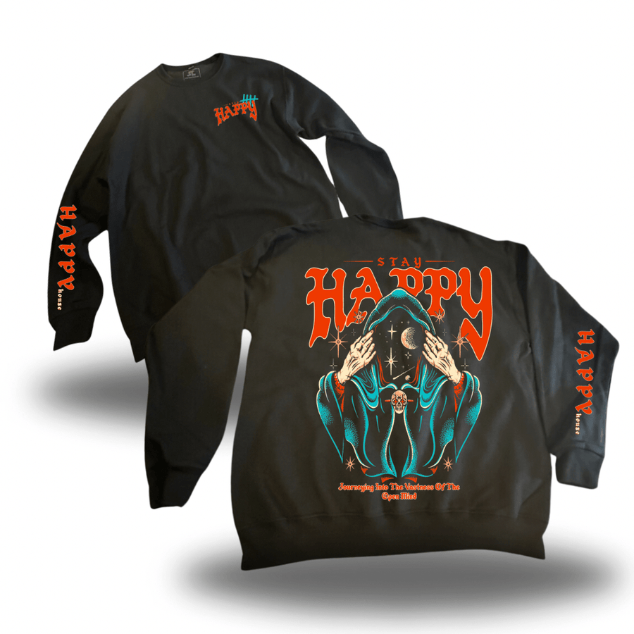 Mind Space HappyHouse graphic crewneck