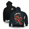 Stay Happy Cross Pullover Hoodie