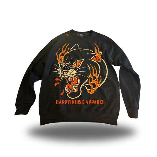 Fire Panther - Crewneck Sweater