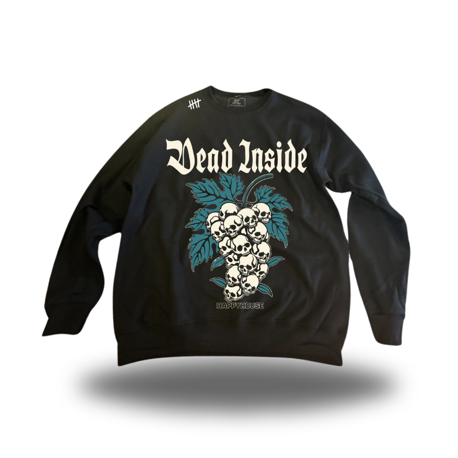 Dead Inside Berries skull berry graphic crewneck sweater by HappyHouse Apparel