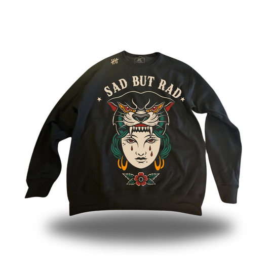 Sad But Rad - Crewneck Sweater