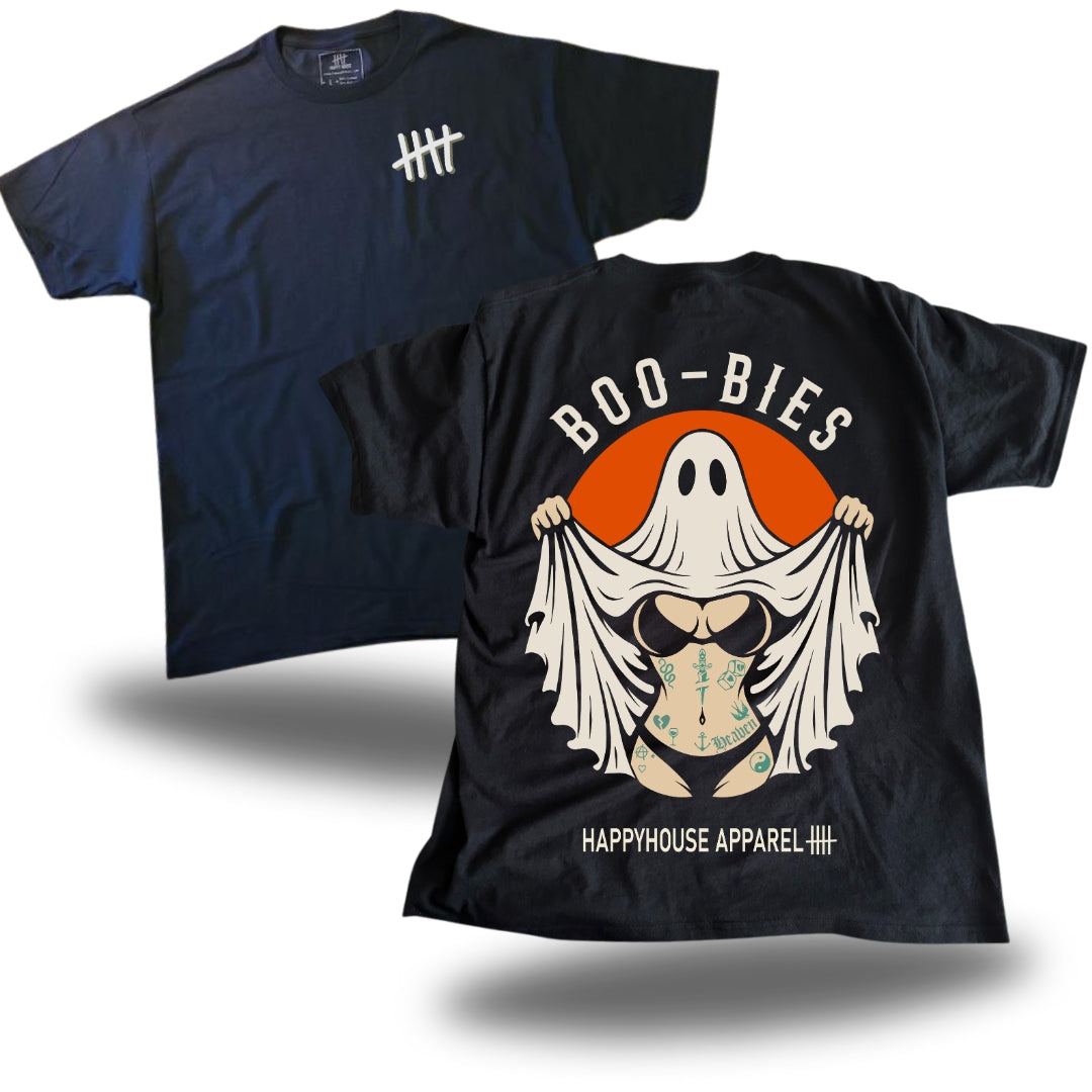 Boo-Bies HappyHouse T-shirt, back print
