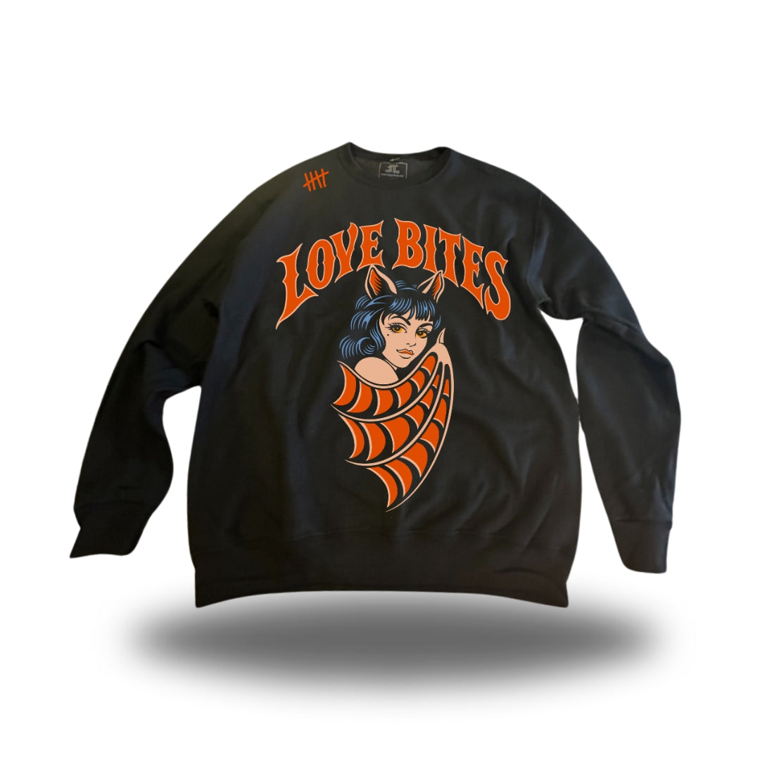 Love Bites HappyHouse crewneck, front print
