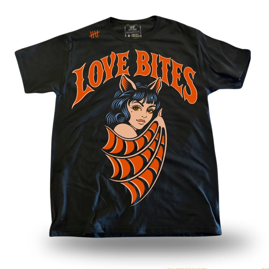 Love Bites HappyHouse T-shirt, front print