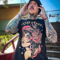 Stay Happy Snake Hair